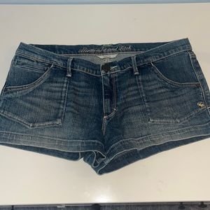 Abercrombie & Fitch Medium Wash Denim Jean Shorts